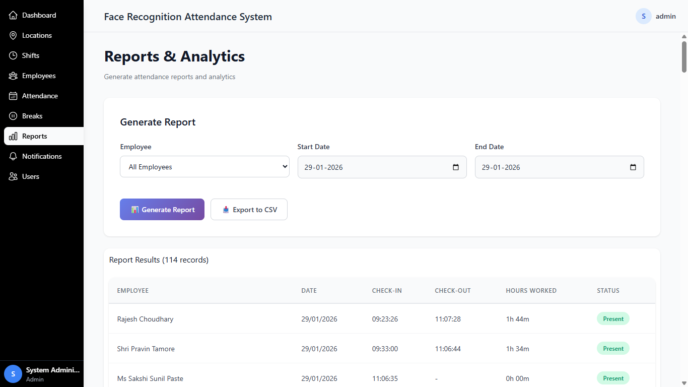 Admin Dashboard