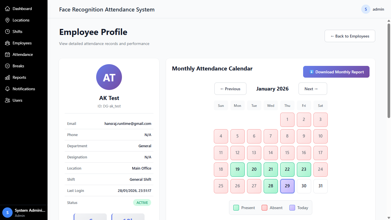 Admin Dashboard